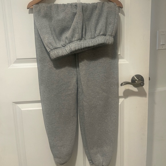 vintage brandy melville low rise grey sweats - Picture 3 of 5